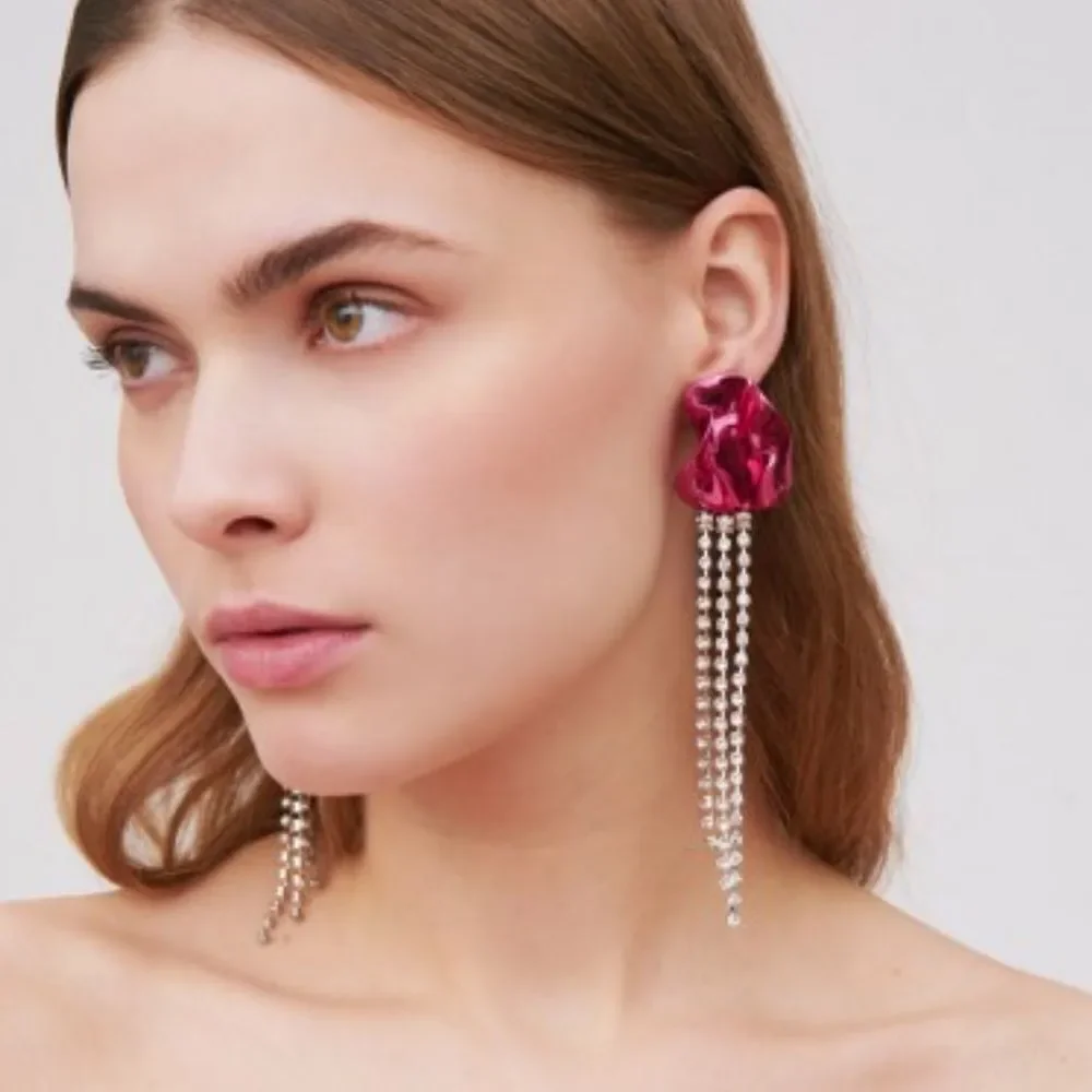 pink Dangle Earrings A983